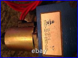 12 volt 2 port 1/8 NPT military ingersol rand D30454 aluminum solenoid air valve