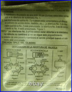 699 = Ingersoll Rand ARO MQ 2878-3 Fluid Power Valve Assembly