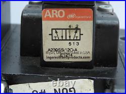 A239SS-120-A IR ARO Pneumatic Solenoid Air Control 2 Valve Manifold Block 1/2