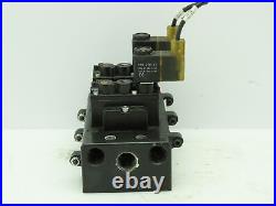 A239SS-120-A IR ARO Pneumatic Solenoid Air Control 2 Valve Manifold Block 1/2