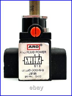 ARO A212SD-000-N-G Solenoid Air Control Valve 4-Way 2-Position, 1/4 NPTF NEW