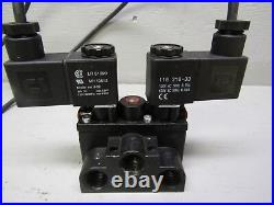 ARO Ingersoll Rand A213SD-120-A-G Valve with 116 218-33 Coils 120V