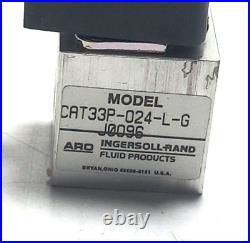 ARO Ingersoll Rand CAT33P-024-L-G Solenoid Valve CAT33P024LG 24VDC 0.9W