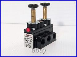 Aro A712sd-000-N Solenoid Air Control Valve, 1/4 In, 4-Way, Ingersoll Rand