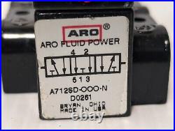 Aro A712sd-000-N Solenoid Air Control Valve, 1/4 In, 4-Way, Ingersoll Rand