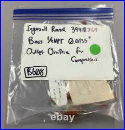 Genuine Ingersoll Rand 39418769 Brass 1/4NPT 0.0135 Outlet Orifice(B608)