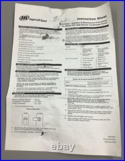 Genuine Ingersoll-Rand 54410931 Automatic Drain Valve 115V, 1/4, 1 GPM (B602) Genuine Ingersoll-Rand 54410931 Automatic Drain Valve 115V, 1/4, 1 GPM (B602)