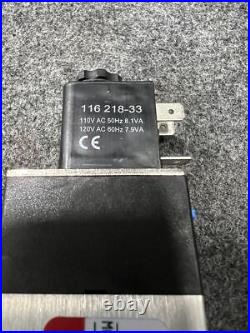 INGERSOLL-RAND ARO M213SS-120-A 4-Way 2-Position Solenoid Valve 3/8 NPT/120V INGERSOLL-RAND ARO M213SS-120-A 4-Way 2-Position Solenoid Valve 3/8 NPT/120V