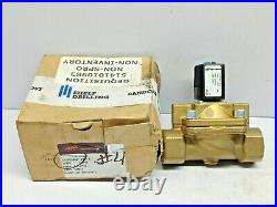 Ingersoll Rand 22205462 Rev C 2/2 Way Solenoid Valve 110-120V 50-60Hz 8W Pmax246