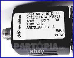 Ingersoll Rand 22870190 Rev. A, Blowdown Solenoid Valve, 5404 NO 7/16, NPT 1/2