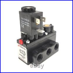 Ingersoll Rand 2F985 Air Control Solenoid Valve 4-Way/2-Pos, 120VAC, 1/4NPT