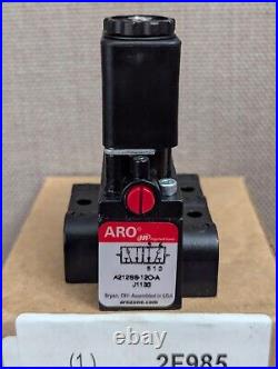 Ingersoll Rand 2F985 Air Control Solenoid Valve 4-Way/2-Pos, 120VAC, 1/4NPT CFA