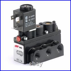 Ingersoll Rand A212SS-120-A 4-Way 2-Position Solenoid Valve, 120V 1/4 NPT