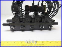 Ingersoll Rand A239SS-120-A Pneumatic Solenoid Air 4-Valve Manifold Block 120V