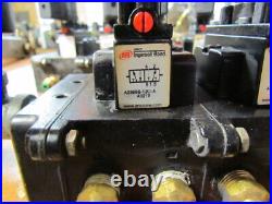 Ingersoll Rand A239SS-120-A Pneumatic Solenoid Air 4-Valve Manifold Block 120V