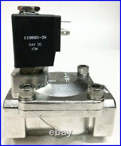 Ingersoll Rand ARO TS08HV-024-D Solenoid Valve 24VDC-Coil 304SS 2-WAY 1NPT NC