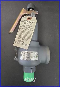 Kunkle 3/4 Safety Relief Valve 910BEDM03AKE 650 PSI 2533 SCFM New Old Stock