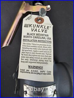 Kunkle 3/4 Safety Relief Valve 910BEDM03AKE 650 PSI 2533 SCFM New Old Stock