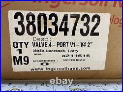 NEW! OEM INGERSOLL RAND 38034732 Valve 4-Port V1-V4 2 WARRANTY FAST SHIPPING