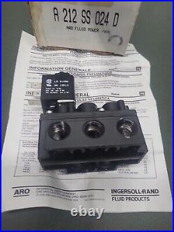 NIB Ingersoll Rand ARO A212SS-024-D Alpha Series 4-Way Solenoid-Actuated