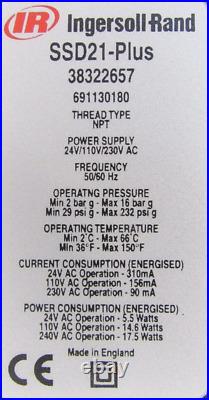 New Ingersoll Rand Ssd21-plus Drain Valve 691130180 38322657 Ssd21plus