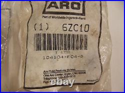 New Lot of 4 ARO Ingersoll Rand 6ZC10 Valve Flow Controls 104104-F04-G 2B1