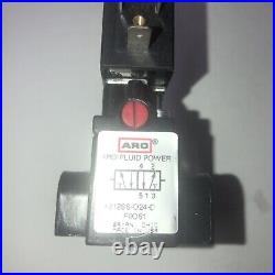 Nib ARO INGERSOLL Rand Solenoid Air Control Valve 1/4 A212SS-024-D LOT8